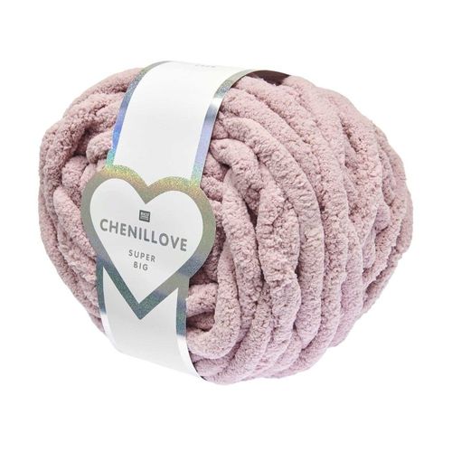 Pelote Chenillove Super Big 300g ¿ Rico Design : Douceur Xxl Pour Des Créations Moelleuses 04 Lilas Clair Violet