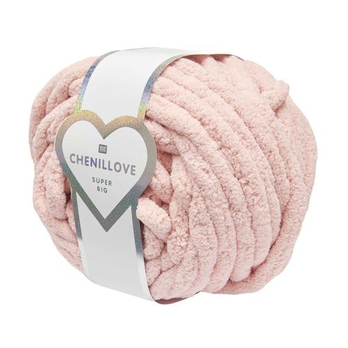 Pelote Chenillove Super Big 300g ¿ Rico Design : Douceur Xxl Pour Des Créations Moelleuses 03 Rose
