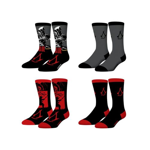 Lot De 4 Paires De Chaussettes Homme Assassin's Creed