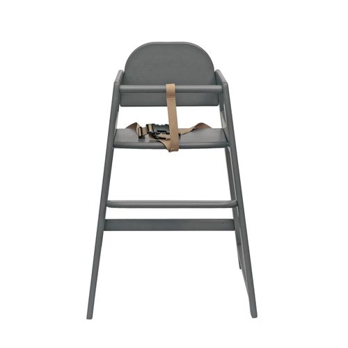 Safetots Chaise Haute En Bois Facilement Empilable, Pour Bébés Et Tout-Petits, Élégante Et Pratique, Idéale Pour Maison Ou Restaurant, Couleur Gris