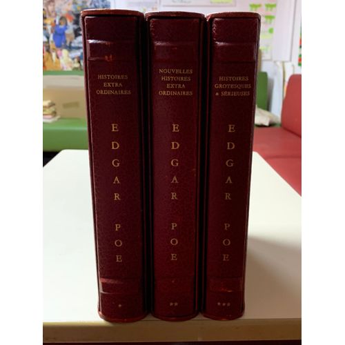 Histoires Extraordinaires - Nouvelles Histoires Extraordinaires - Histoires Grotesques Et Sérieuses -- En Trois Volumes Chez Union Latine D'éditions / Bois Gravés De Jean Chièze