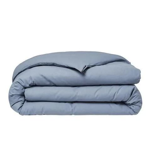 Housse De Couette Today Essential - 140 X 200 Cm - 1 Personne - 100% Coton Uni - Denim