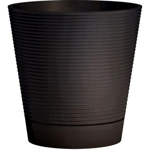 Pot Réserve D'eau - Garden Id - Green Care Sense Noir-Anthracite 40 Cm - Garanti 10ans - 100% Recyclé