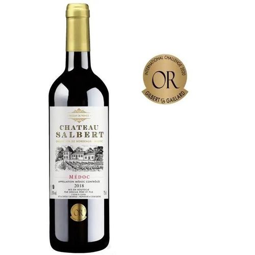 Château Salbert 2018 Médoc - Vin Rouge De Bordeaux