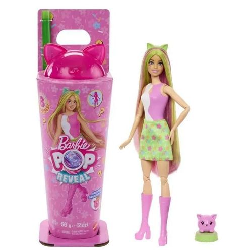 Barbie-Pop Reveal-Poupée Chaton Et Accessoires Série Shakes - 3 Ans+- Jcn88