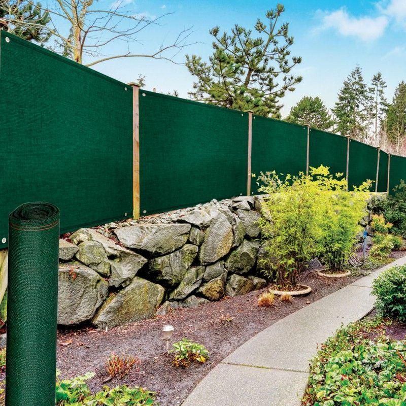 Brise Vue Renforc 2 X 10 M Vert 220 Gr/M Luxe Pro - 3