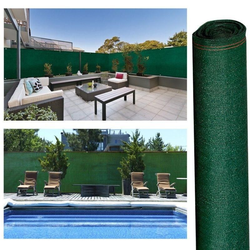 Brise Vue Renforc 2 X 10 M Vert 220 Gr/M Luxe Pro - 4