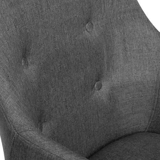 Lot De 2 Fauteuils Dania Gris Anthracite - 6