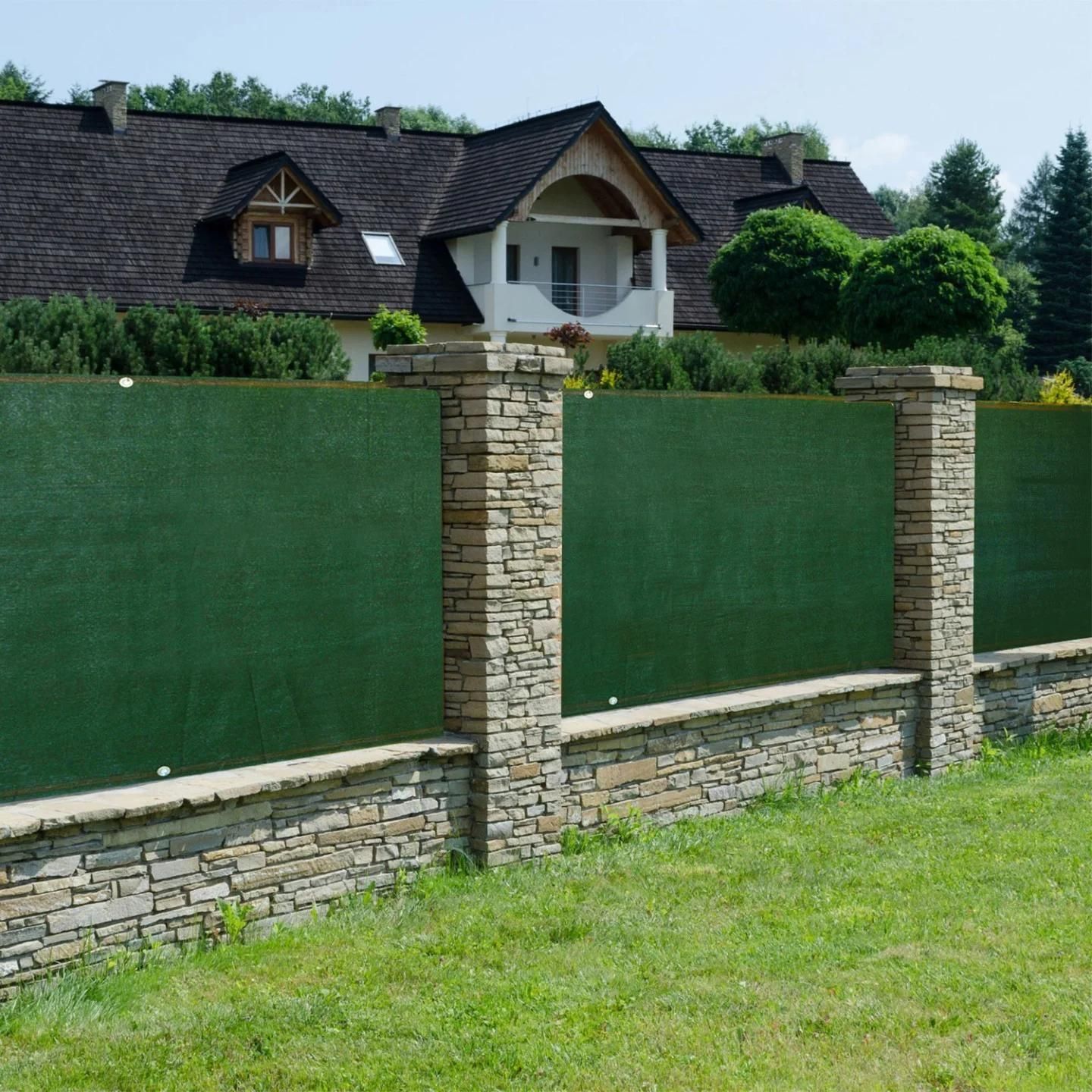 Brise Vue Renforc 1,2 X 10 M Vert 90 Gr/M Classique - 3