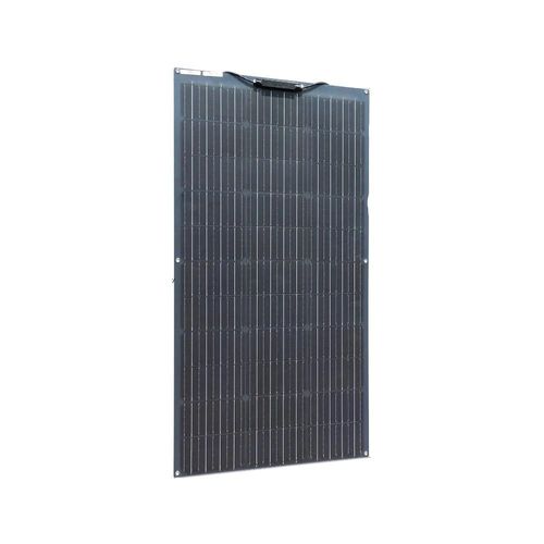 Kit de panneaux solaires flexibles 12V 100W - Noir<ul><li>Capacité: 100W</li><li>Tension: 12V</li><li>Conception flexible pour s'adapter à diverses surfaces</li><li>Idéal pour les projets en extérieur et off-grid</li><li>Résistant aux intempéries e