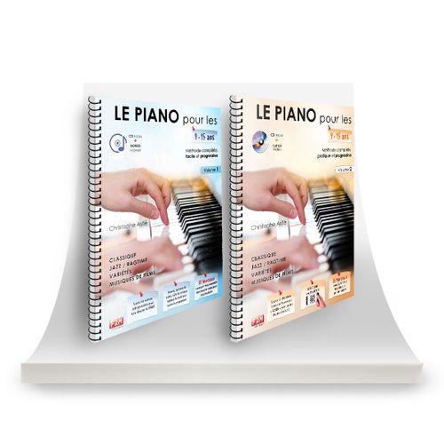 Offre Duo - Le Piano Pour Les 9/15 Ans - Vol 1 + Vol 2
