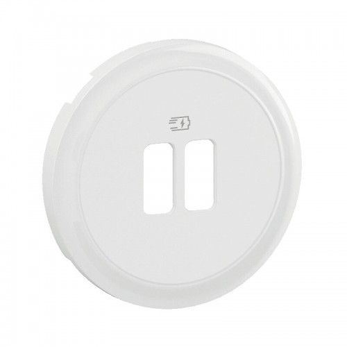 Enjoliveur prise USB double Céliane - Titane LEGRAND