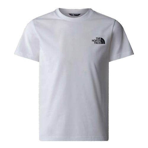 Tee Shirt Manches Courtes The North Face Teen S/S Simple Dome Tee Gris Clair 10-12 Ans