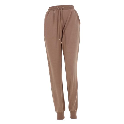 Pantalon De Survêtement Happy And So Louise Moka Pantalon Regular Fit Marron Xl