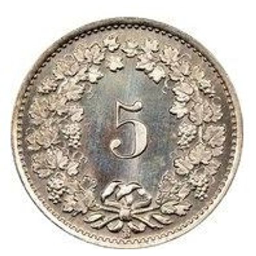 Pièce 5 Rappen Suisse - 1947