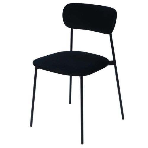Chaise Elma Noire (Lot De 2)