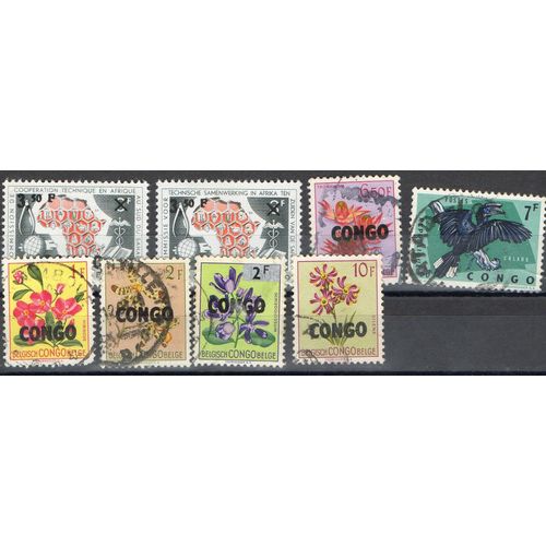 Congo-Kinshasa Timbres Surchargés