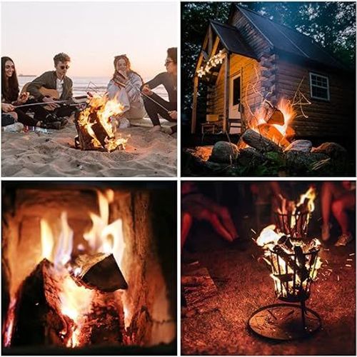 Flam'Up Allume-feu Cubes Cheminée Allume-Charbon Allume-Cube BBQ Grill Briquet Four Briquet Charbon Briquet Cheminée Flameup poêle à base de pétrole pour allumer le charbon, le bois et le charbon