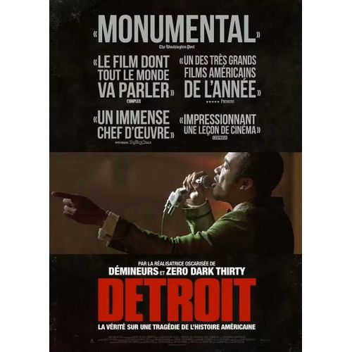 Detroit / Affiche Cinéma Originale 120x160 Cm Pliée. Kathryn Bigelow - Année 2017