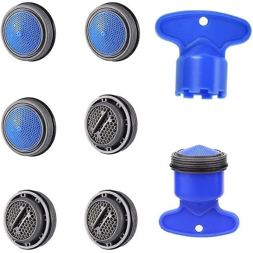 Pièces Aérateur Aérateur M24 Économiseur d¿eau Buse Robinet Aérateurs 24mm Filetage externe avec clé pour évier de cuisine et robinet mitigeur de lavabo de salle de bain