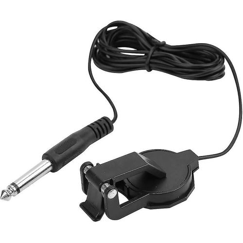 Cartouche De Violon, Cartouche De Pince Piézoélectrique Pour Violon, Cartouche De Microphone Pour Guitare De Violon, Avec Prise Jack 6,35 Mm Et Câble Audio De 3 Mètres