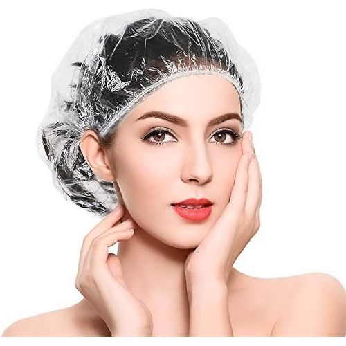 Bonnet De Douche Jetable 100pcs, Chapeau De Bain Imperméable À L¿Eau Chapeau Élastique Réutilisable 