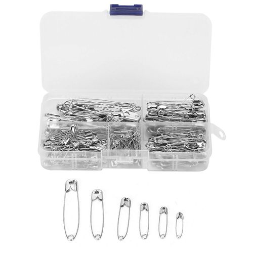 Épingles À Nourrice Petites Épingles À Linge Durables En Acier Inoxydable Minuscules Avec 6 Tailles Différentes Pour Les Vêtements Artisanat Couture Épinglage