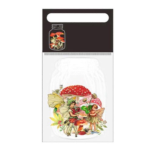 40 Pièces Verrerie Bouteille Autocollants Pet Vase Transparent Souhaitant Bouteille Forme Autocollants Pour Scrapbooking Cahier Enveloppe