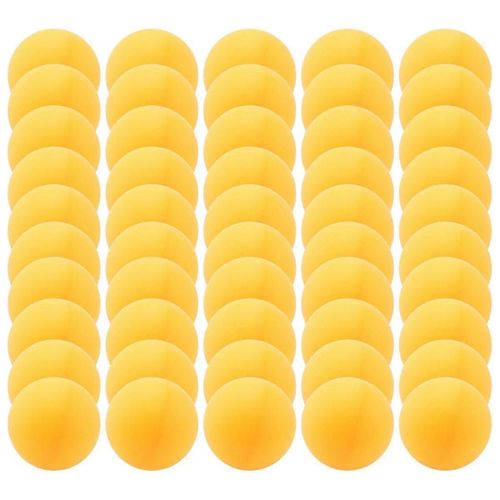 50 Pcs 40 Mm Balles D¿Entraînement De Tennis De Table, Balles De Ping-Pong, Yelow/White Aléatoire