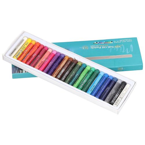 Huile Douce Pastels 24 Couleurs Mini Professionnel Dessin Graffiti Art Crayons Bâtons Ensemble De Peinture