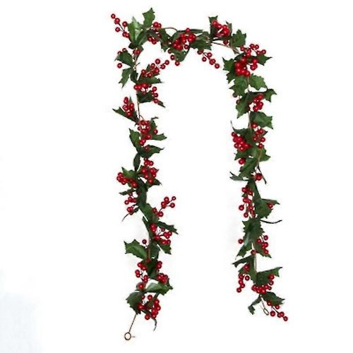 Décoration de table intérieure de Noël Faux Holly Et Baies de Houx (a, Style) 1 Pièces