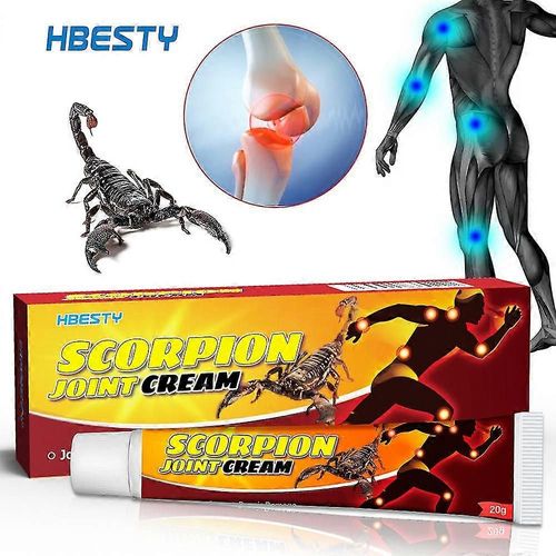 Hbesty Scorpion Crème Méridiens Relaxants Et Activateurs Collatéraux Crème De Soins De Santé Gaine Tendineuse Et Musculaire Massage Relaxant Crème