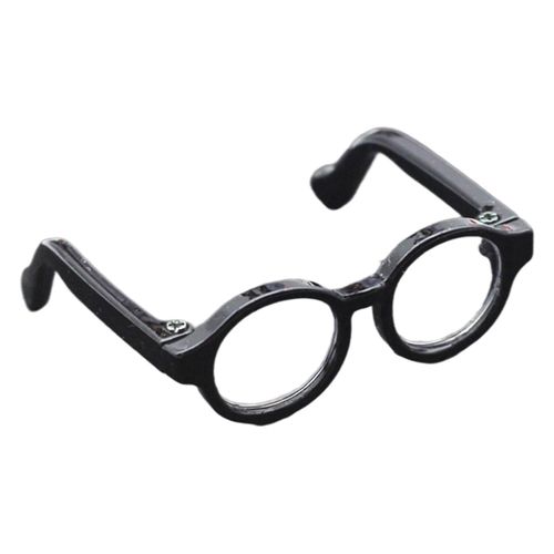 Mignon Poupée Lunettes Mini Habiller Lunettes De Soleil Poupée En Plastique Décor Enfants Jouets Comme Décrit
