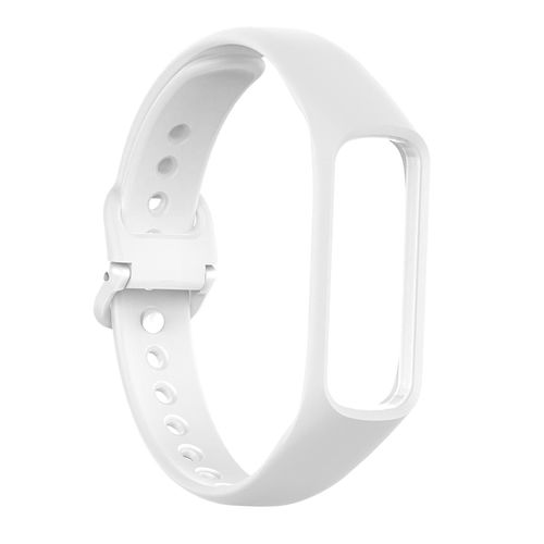 Adjustable Silicone Band Watch Bands Wristbands Fits Galaxy Fit 2 White