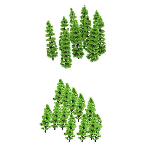 Model Fir Tree Train Plastic Trunks Set Scenery Landscape Ho N Z - 110pcs