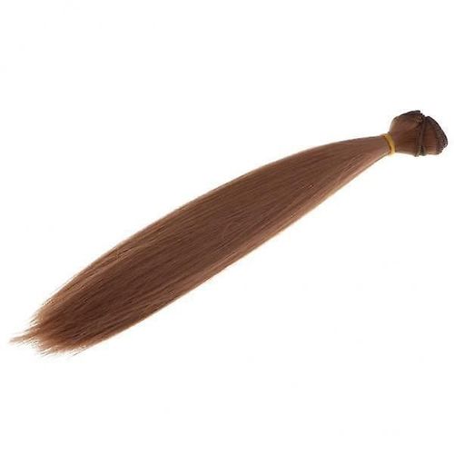 2xbjd Doll Diy Hair Bulk Wigs Pour Poupée Hairpiece Making Supplies Café