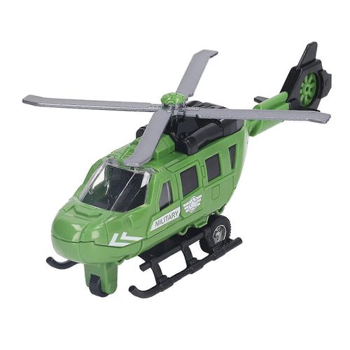 Diecast Helicopter Model Simulated Diecast Alloy Inertia Plane Airplane Model Toy For Kids Children Boys Girls 8.9in-Générique