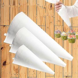 3 Tailles Tissu Réutilisable Glaçage Poches À Douille Gâteau Décoration Sacs Spray Sacs
