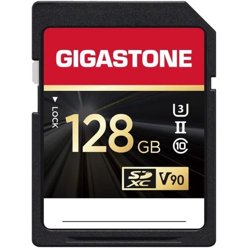 Carte Mémoire Uhs-Ii V90 U3 Sdxc 128 Go, Haute Vitesse De Transfert Allant Jusqu'À 300 Mo/S. Pour 8K Et 4K Uhd Vidéo, Compatible Avec Caméra Canon Nikon Pentax Olympus Caméscope[L734]