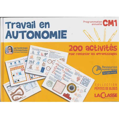 Travail En Autonomie Programmation Annuelle Cm1 - (1 Cd-Rom)