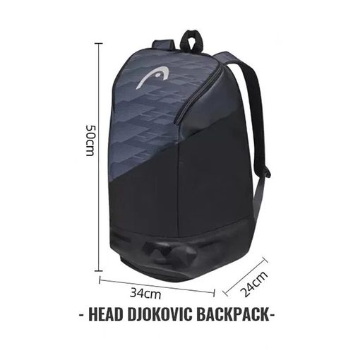 Sac À Dos De Tennis De La Série Djokovic Pour Hommes Et Femmes,Compartiment À Chaussures Indépendant,Sac De Sport,Sac À Dos De Badminton,Paquet De 1 À 2,Dépenses - Type Gris Clair