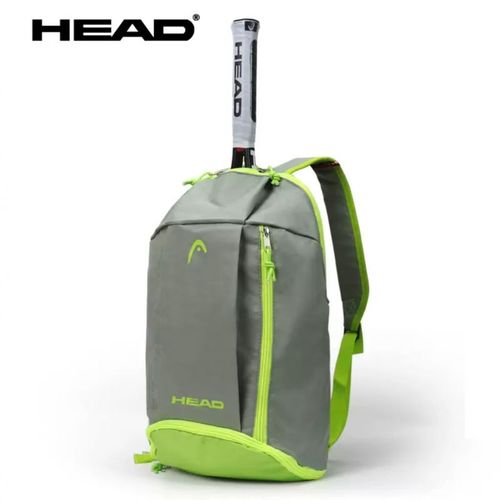 Sac à dos de raquette de tennis de grande capacité,sacs de raquette de badminton,sacs de sport initiés,sacs à chaussures individuels,dépenses - Type Gris clair