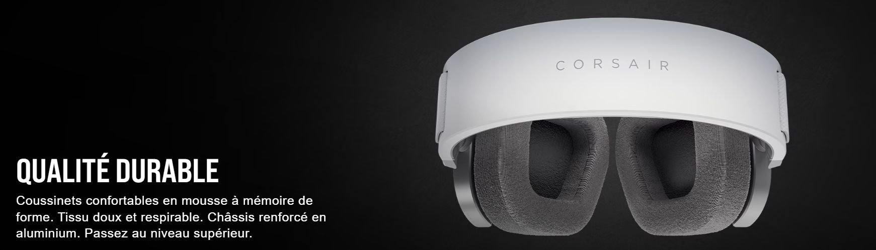Corsair HS80 MAX Wireless Blanc image 3 | Rakuten