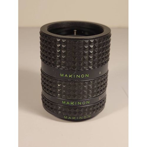 Ensemble de 3 Tubes Allonges Makinon pour Monture M42 - 1 / 2 / 3 - Tube D'extension
