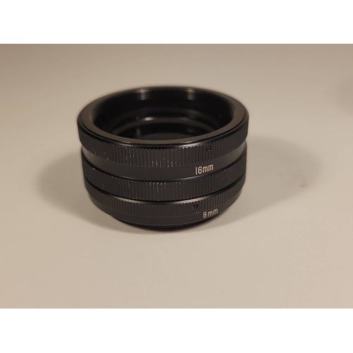 Lot de 2 Tubes Allonges pour Monture M42 - 8mm & 16mm - Tube Extension Allonge