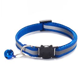 Collier De Chat Élastique Réglable Avec Matériau Souple,Anneau De Cou,Cloche De Sécurité,Produits Pour Animaux De Compagnie,Casting Installaway,Nouvelles Couleurs,1pc #E