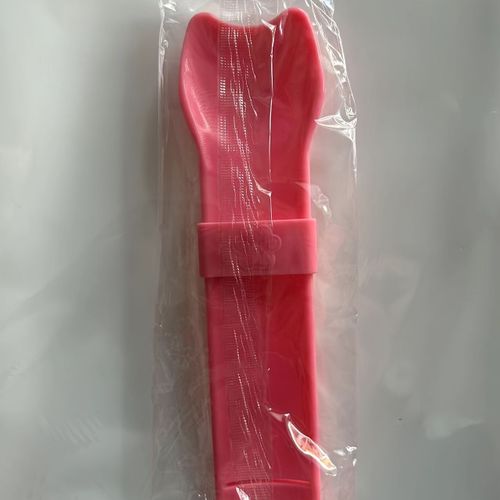 Mangeoire À Bande Pour Chat,Cuillère À Presser,Support Liquable,Friandises Pour Chat,Outil D'alimentation Liquide Pour Animaux De Compagnie,Fournitures Pour Animaux De Compagnie - Type Rose