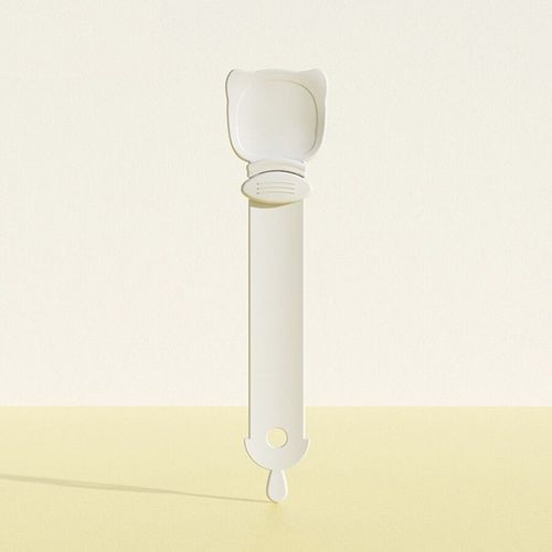Cuillères Mignonnes Et Douteuses Pour Chat,Facile À Presser,Mangeoire À Une Main,Fournitures Pour Chat Pour L'alimentation,Friandises De Support Et Soja - Type White