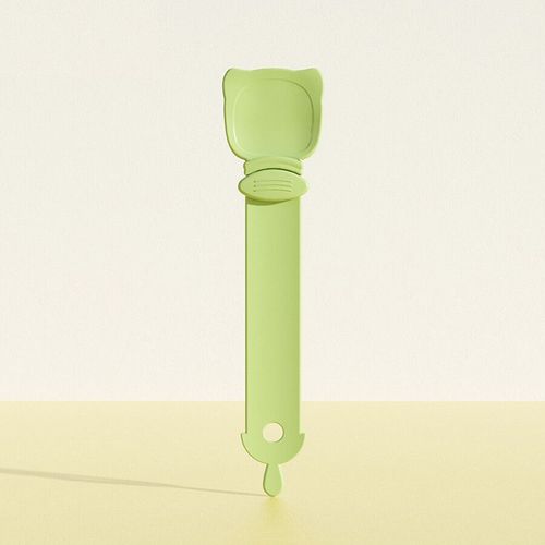 Cuillères Mignonnes Et Douteuses Pour Chat,Facile À Presser,Mangeoire À Une Main,Fournitures Pour Chat Pour L'alimentation,Friandises De Support Et Soja - Type Green