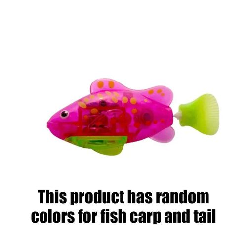 Jouet De Poisson Robot De Natation Coule Led Pour Chat,Poisson Électrique Plonger Oyant,Jouets Pour Animaux De Compagnie - Type Yellow #B